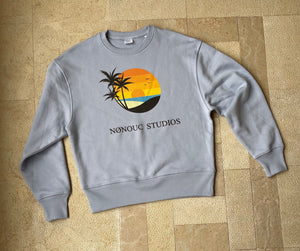 NØNOUC studios Sweater Palm tree