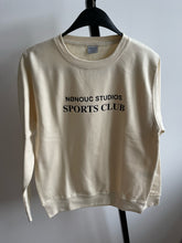 Load image into Gallery viewer, NØNOUC studios SPORT CLUB Sweater creme